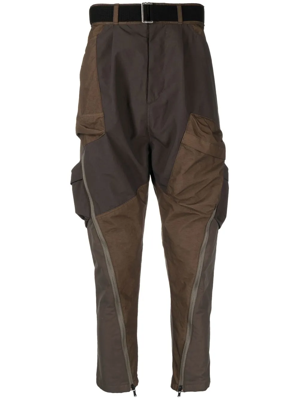 

The Viridi-Anne tapered-leg cargo trousers - Brown