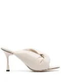 Studio Amelia Croissant 100mm mules - Neutrals
