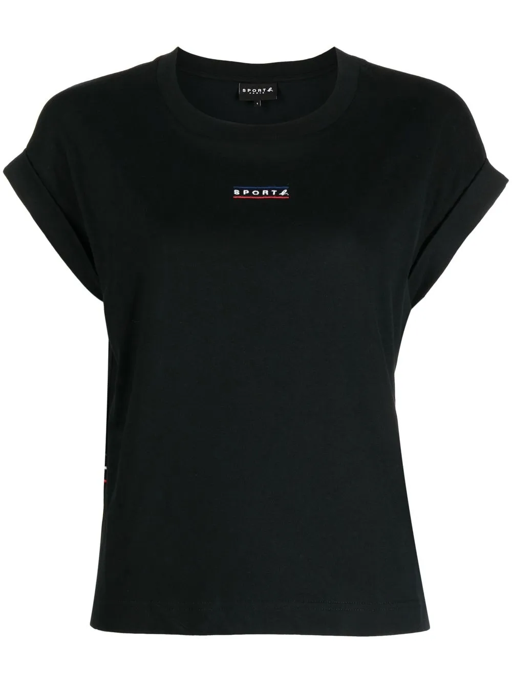 

SPORT b. by agnès b. logo-print short-sleeve T-shirt - Black