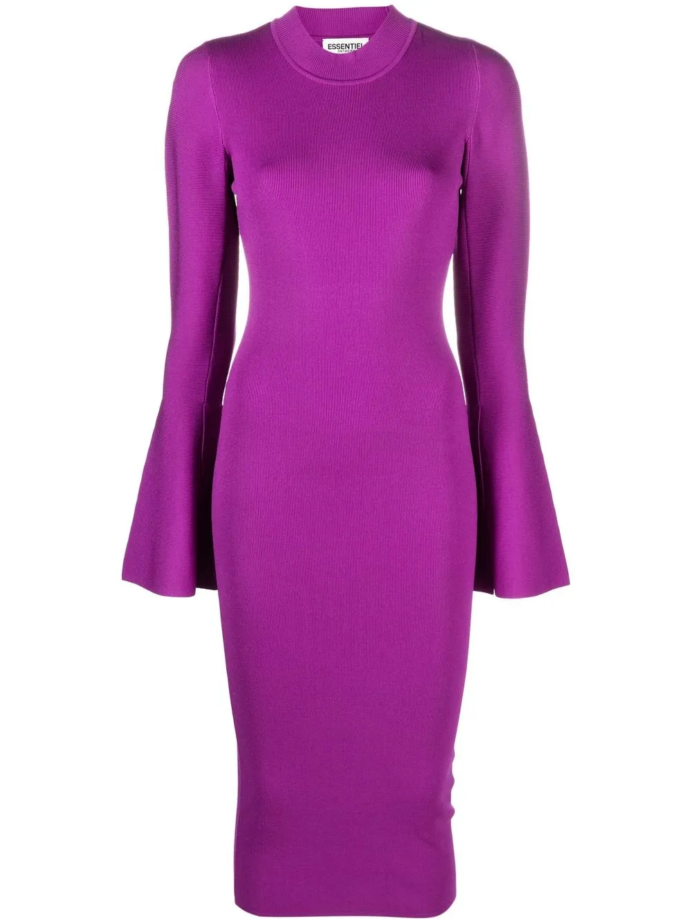 

Essentiel Antwerp Majestic wide-sleeved knitted dress - Purple