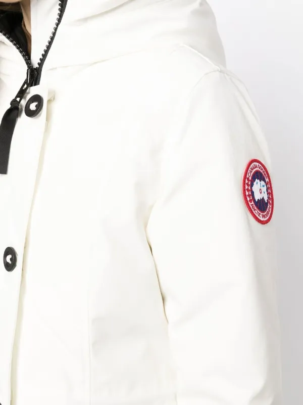 Canada Goose Parka Rossclair Con Capucha Blanco FARFETCH ES