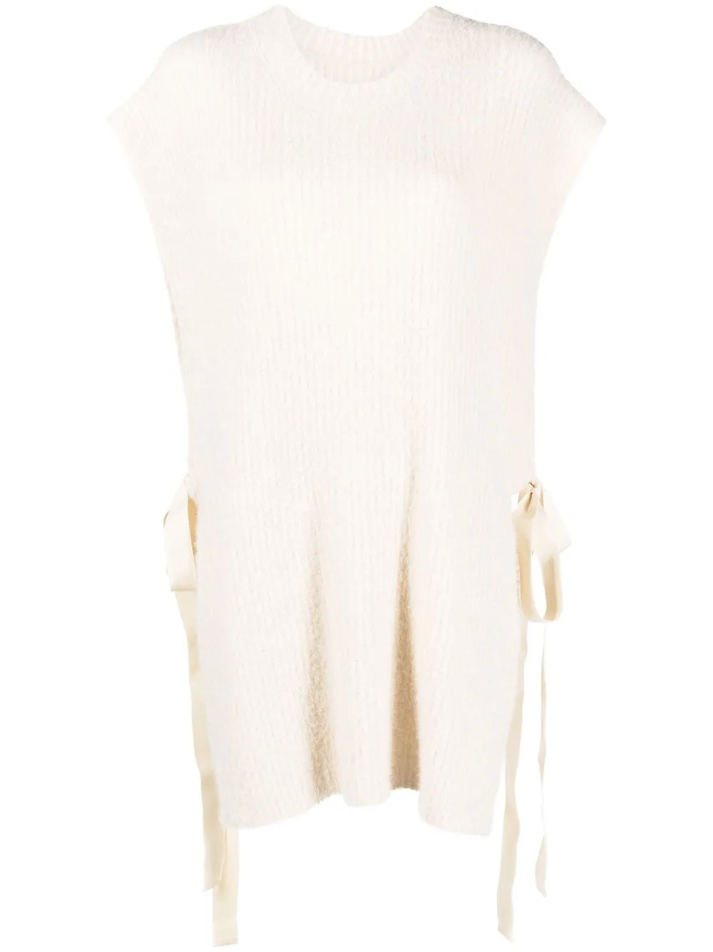 

Uma Wang long sleeveless jumper - White
