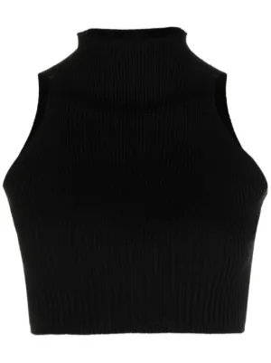 Pleats Please Issey Miyake プリーツ ハイネック トップ | ブラック