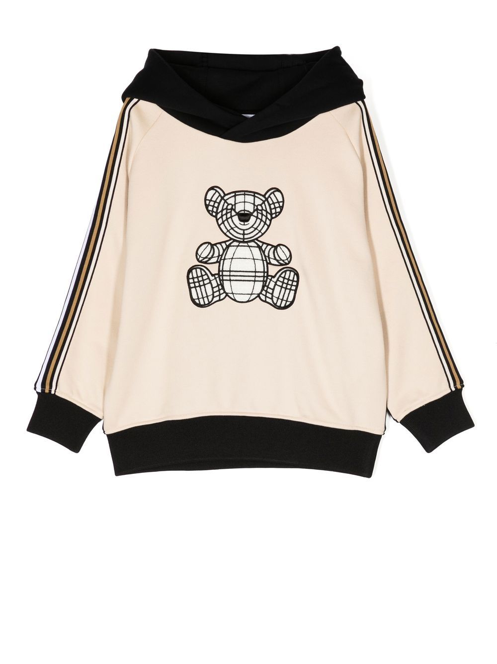 Burberry Kids teddy bear-print cotton hoodie - Neutrals