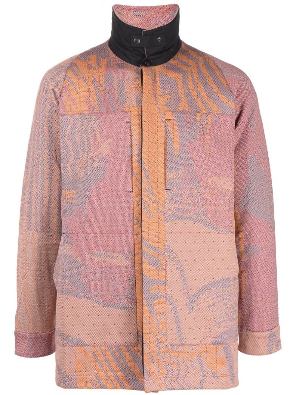 BYBORRE abstract-print Shirt Jacket - Farfetch