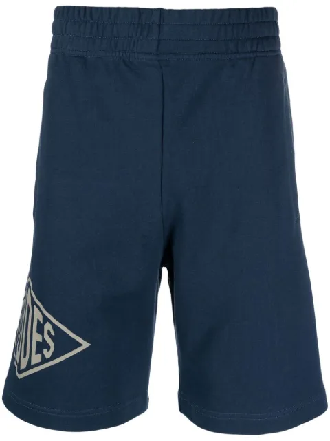 Études Studio logo-print detail shorts