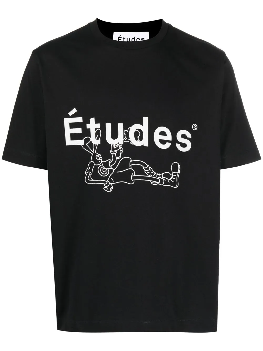 

Etudes playera Wonder Rabbit con logo - Negro