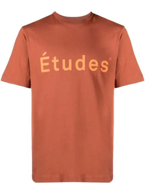 Etudes logo-print organic cotton T-shirt