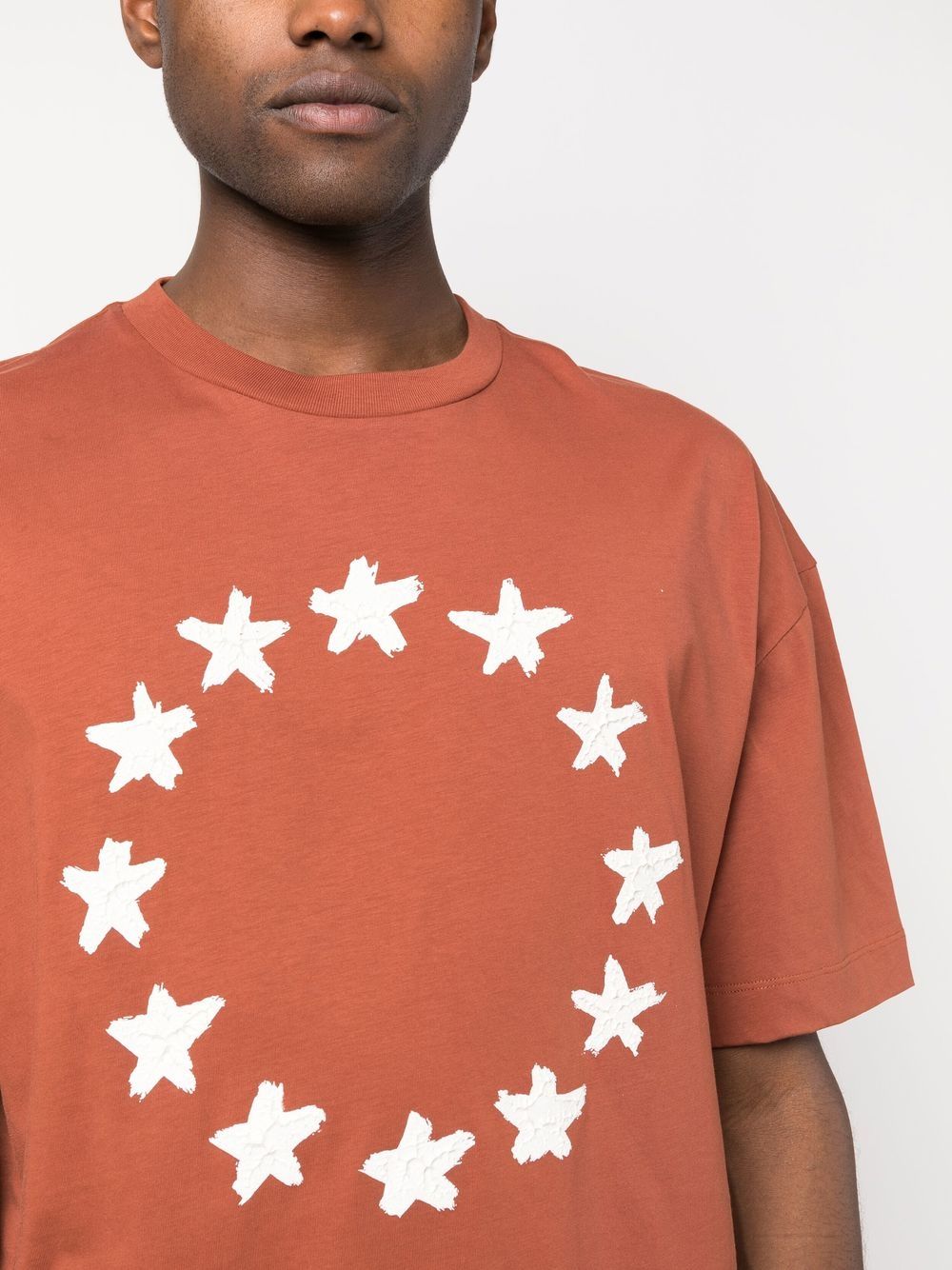 Shop Etudes Studio Spirit Painted Stars T-shirt In Braun