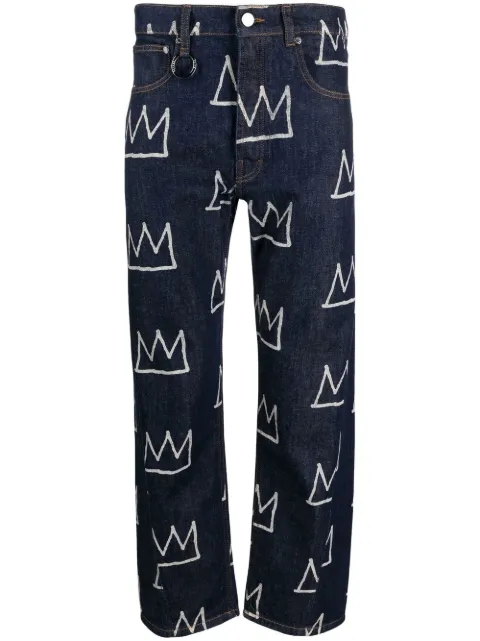 Études Studio all-over crown-print trousers
