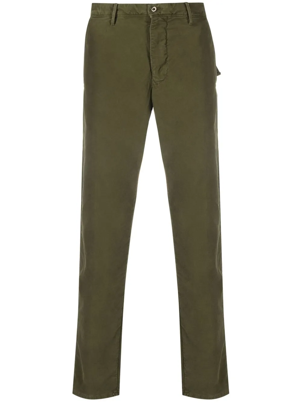 

Incotex straight-leg cotton chinos - Green