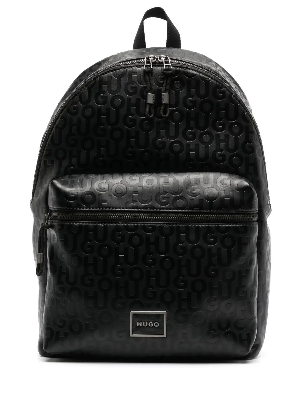 

HUGO logo-print backpack - Black