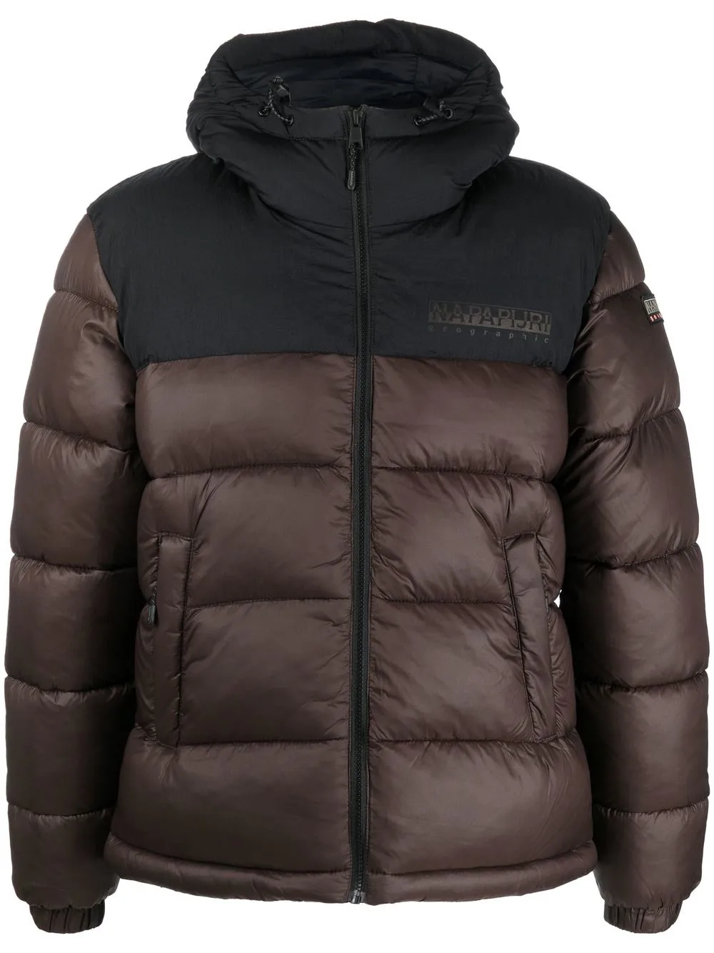 

Napapijri padded down jacket - Brown