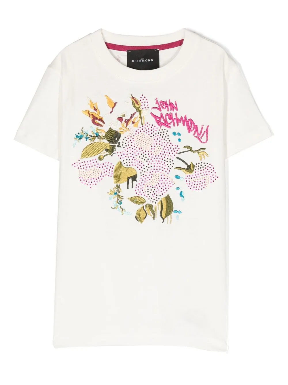 

John Richmond Junior graphic-print short-sleeved T-shirt - White