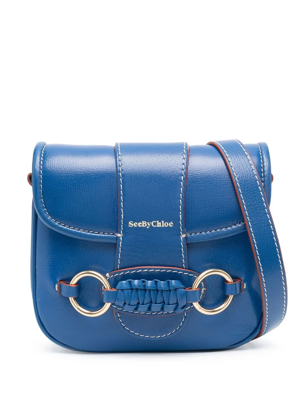 

See by Chloé Saddie leather crossbody bag - Blue