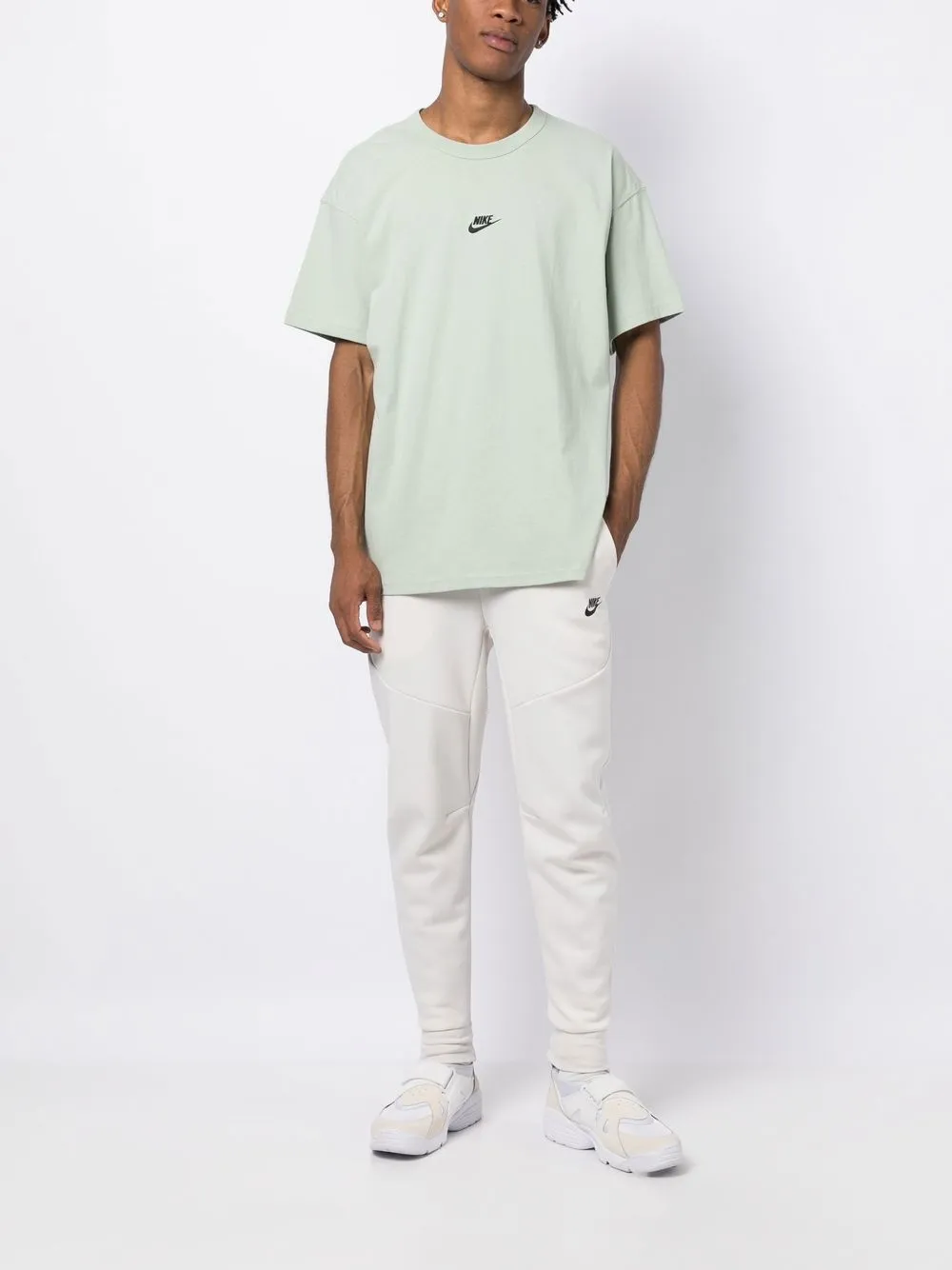 Nike Fleece trainingsbroek - Wit