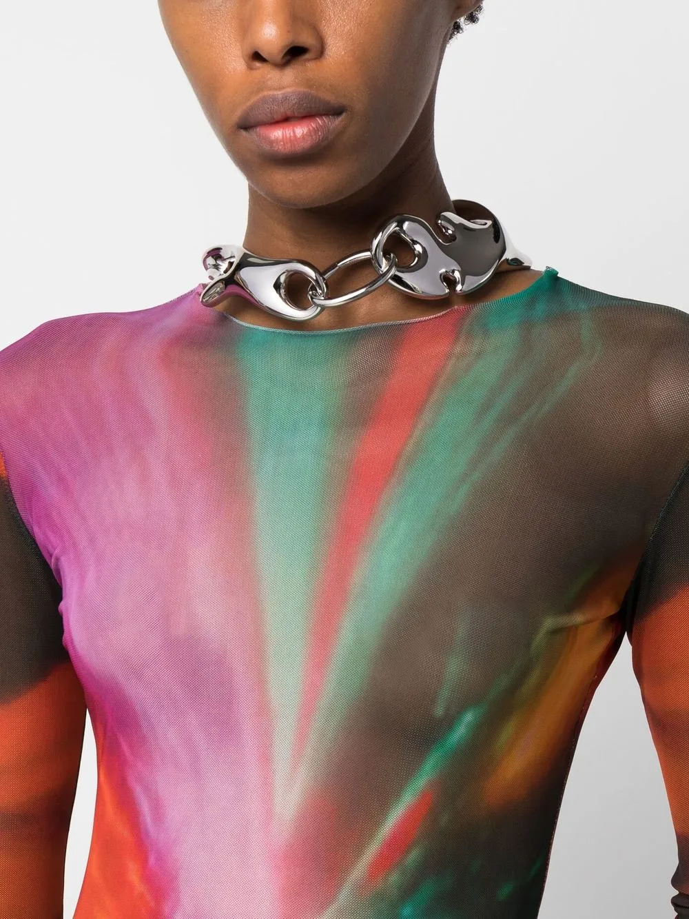 Y/Project Chunky choker - Zilver