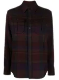 Ralph Lauren Collection plaid wool overshirt - Red