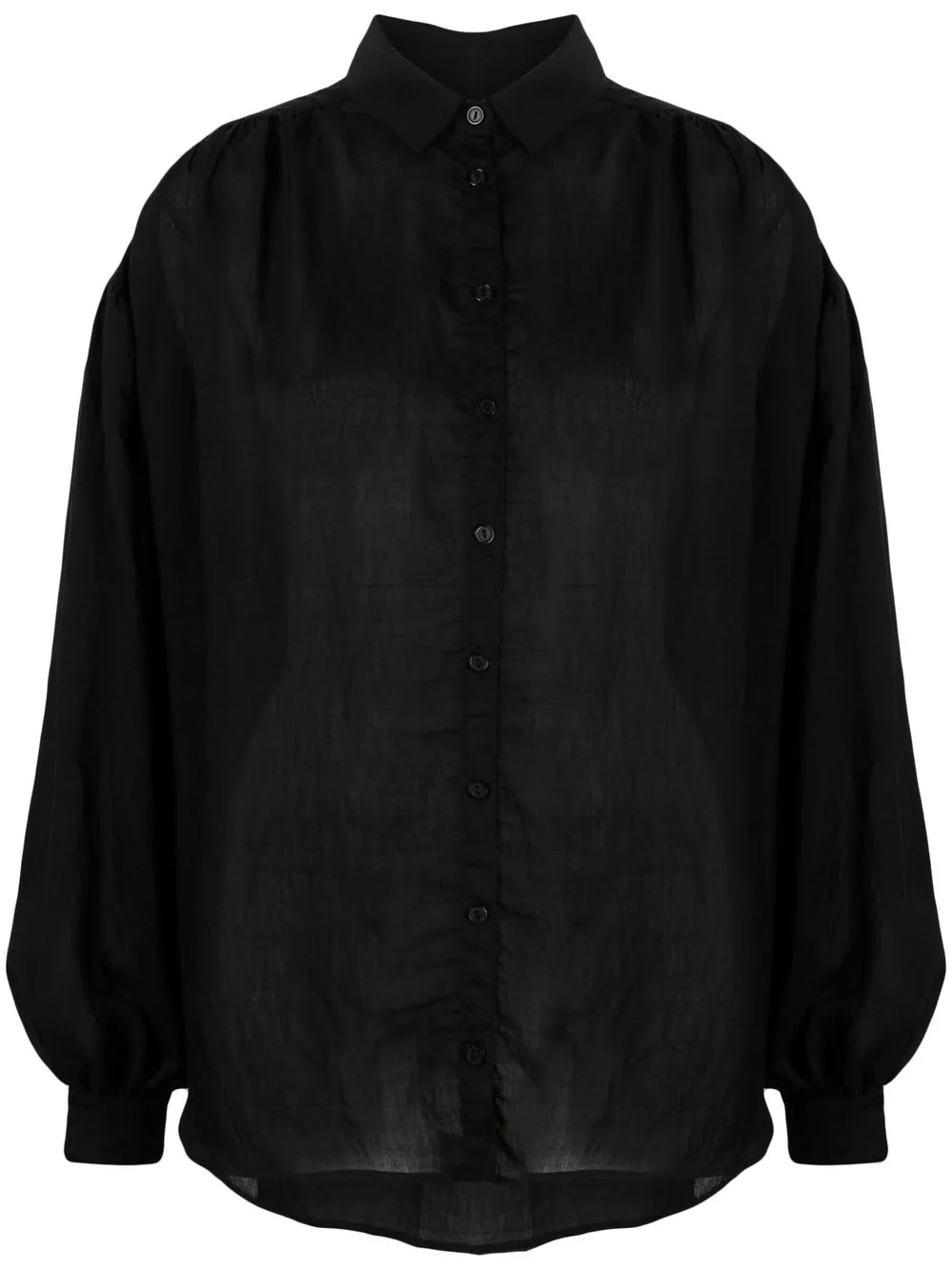 

Sabina Musayev puff-sleeve blouse - Black