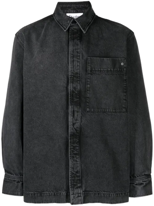 Chemise Picture Denim à effet délavé - Études Studio - Modalova