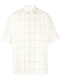 Études Studio plaid-check print shirt - Neutrals