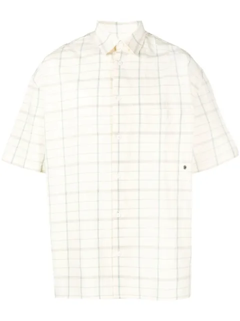 Études Studio plaid-check print shirt