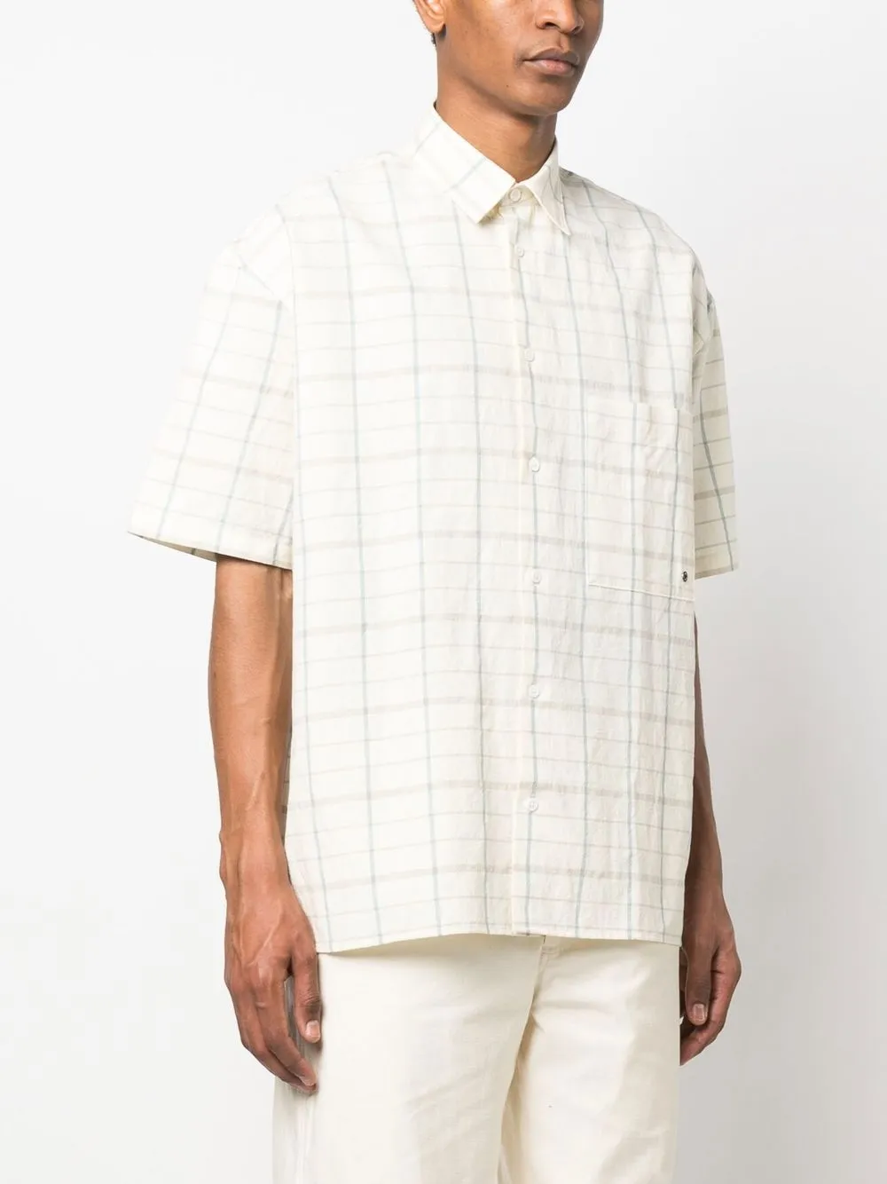 Cheap Givenchy check-print shirt Men