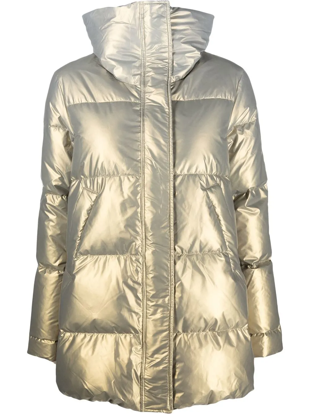 

Canadian Club metallic feather-down puffer jacket - Neutrals