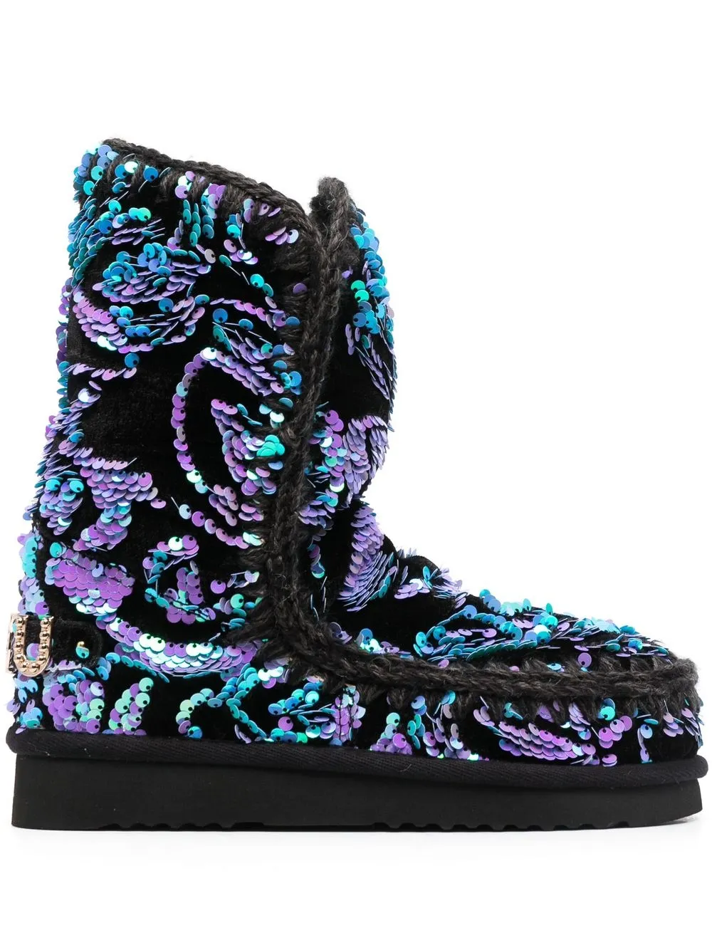 

Mou Eskimo 24 sequin-embellished boots - Purple