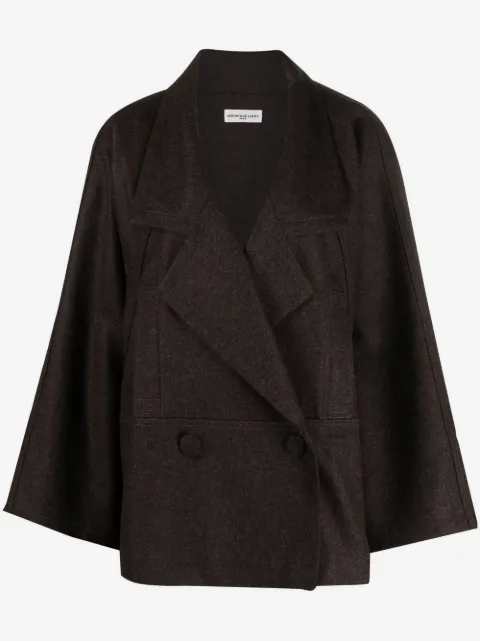Veronique Leroy A-line double-breasted blazer