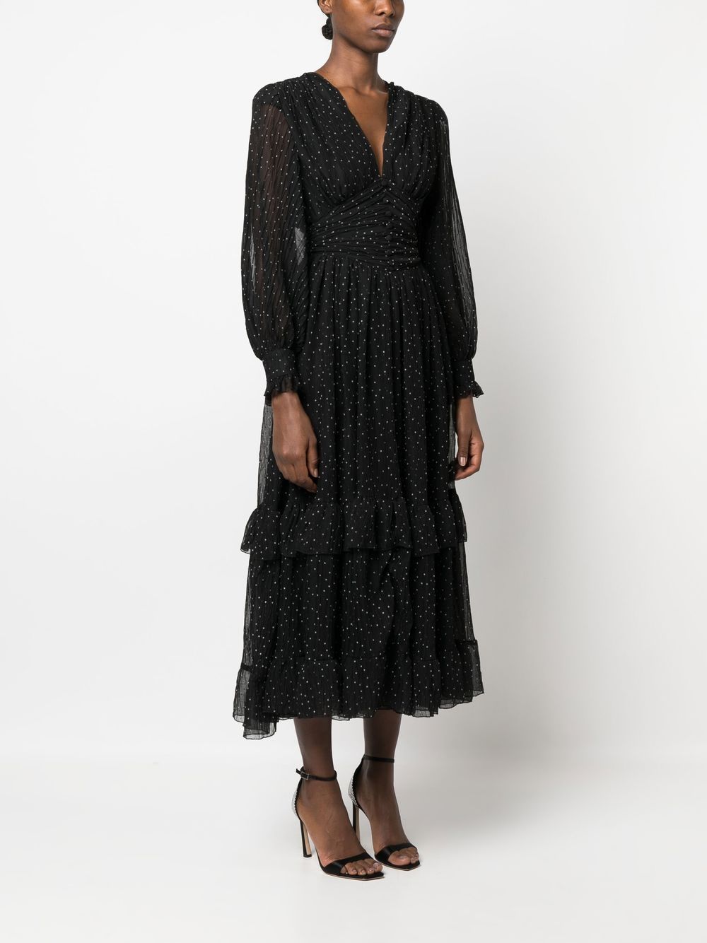 Sabina Musayev polka-dot Tiered Dress - Farfetch