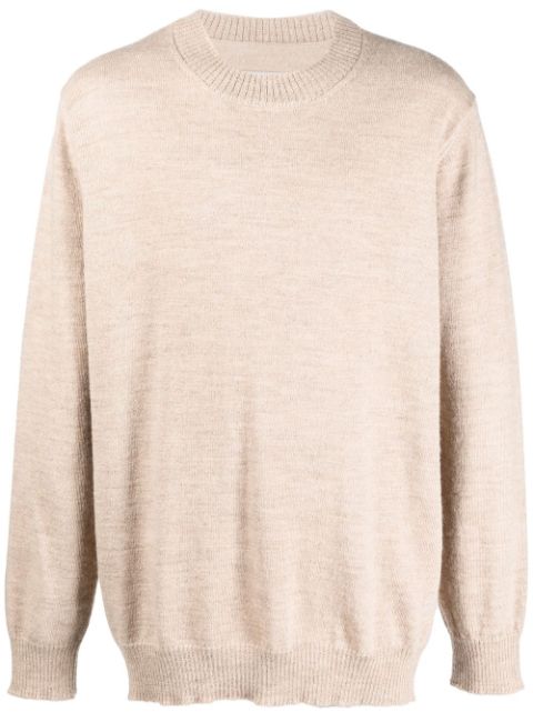 Maison Margiela crew-neck alpaca-blend jumper Men