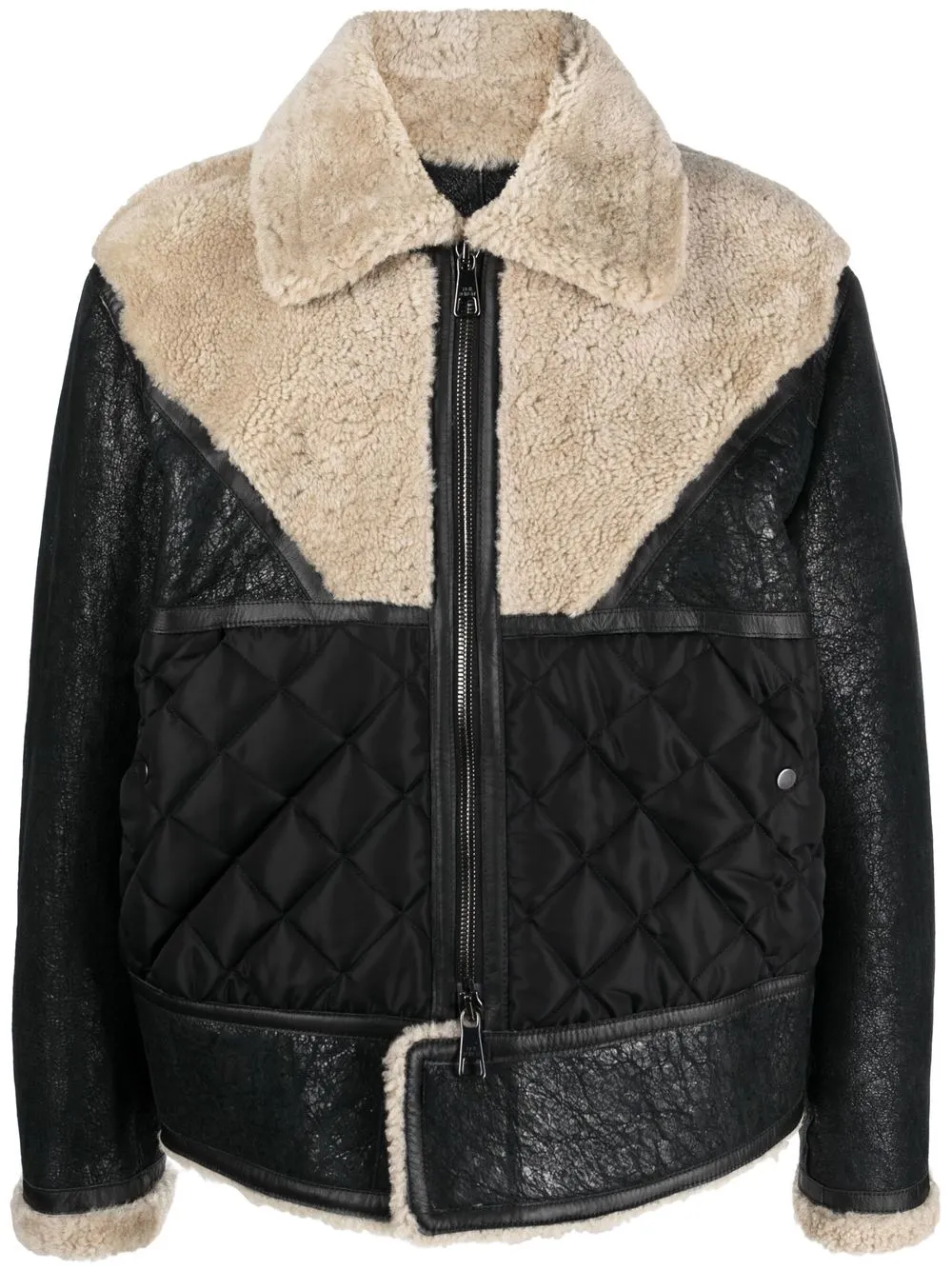 

Neil Barrett Modernist padded jacket - Black