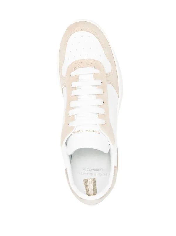スニーカー Officine Creative \"Mower 110\" Sneakers Women's White Leather Sneakers: MOWER 110 – Officine Creative