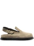 Officine Creative suede slingback pumps - Green