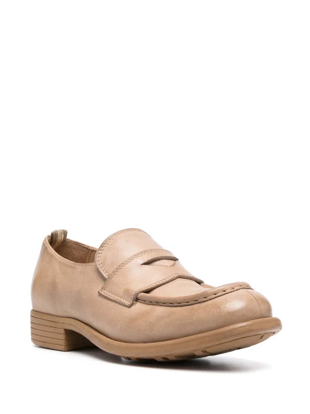 Officine Creative Calixte leren loafers - Beige