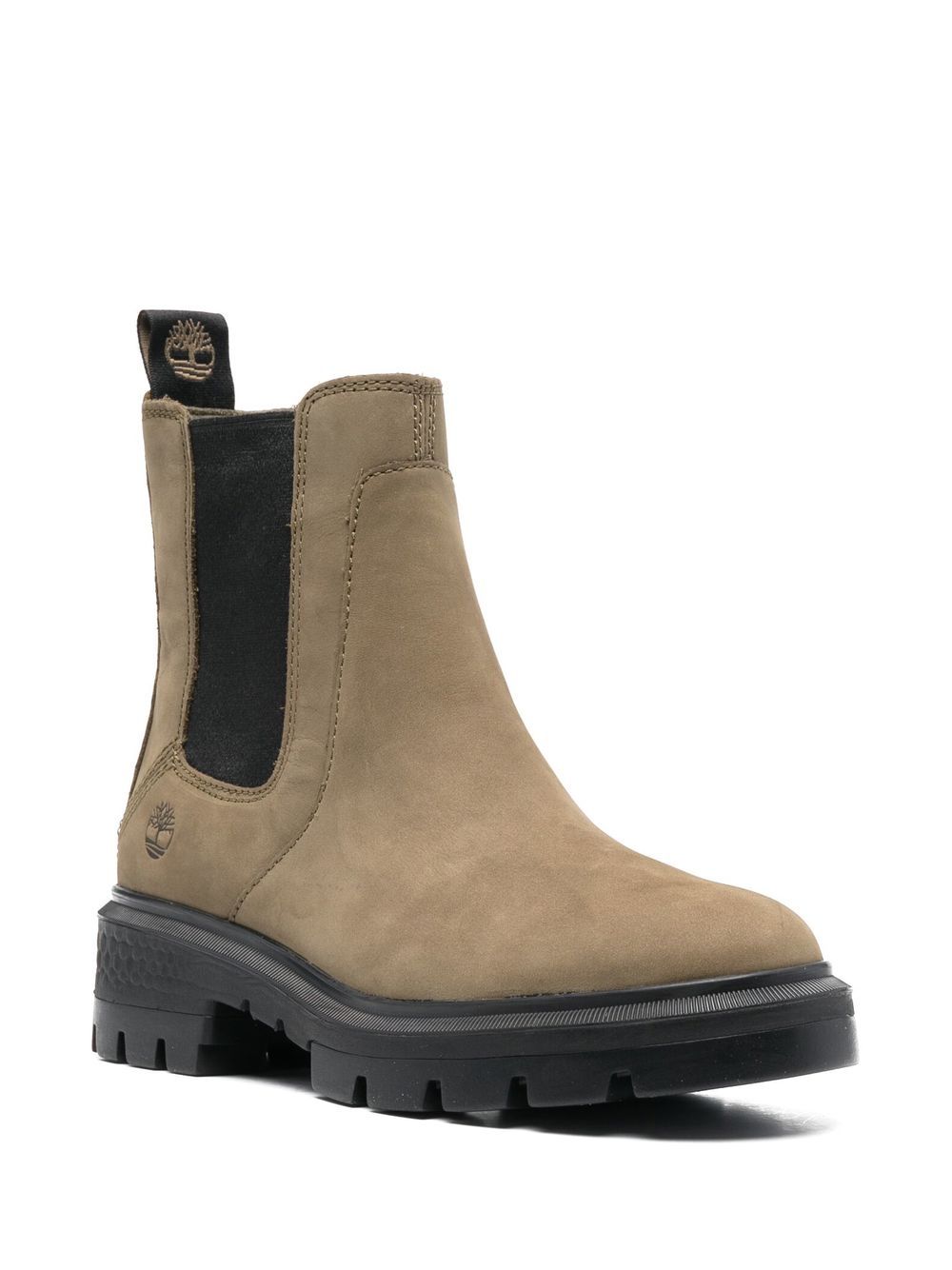 Shop Timberland Cortina Valley Suede-leather Boots In 绿色