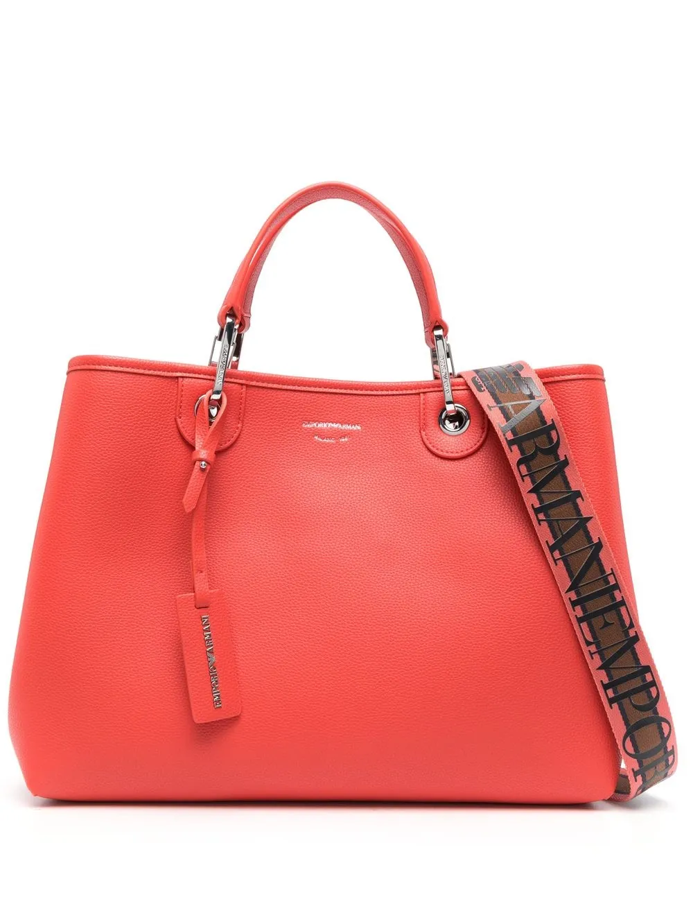 

Emporio Armani logo-print tote bag - Orange