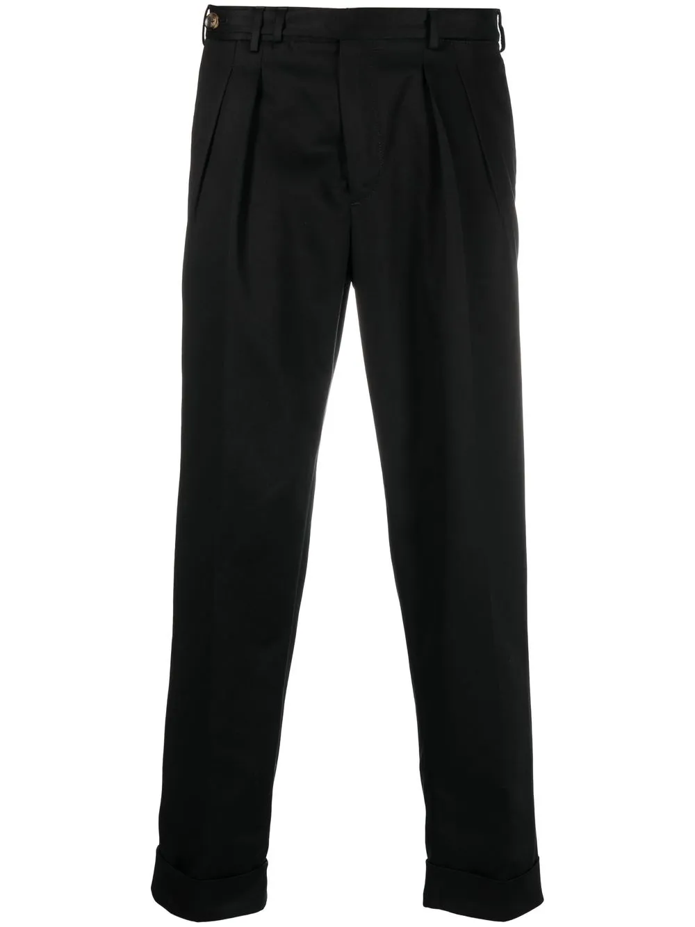 

PT Torino box-pleat tapered trousers - Black