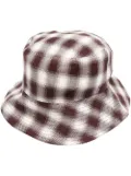 BODE checked bucket hat - Brown