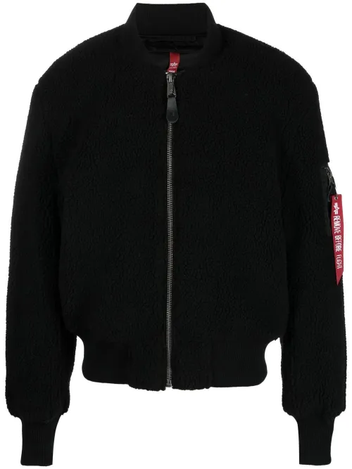 Veste bomber MA-1 Teddy - Alpha Industries - Modalova