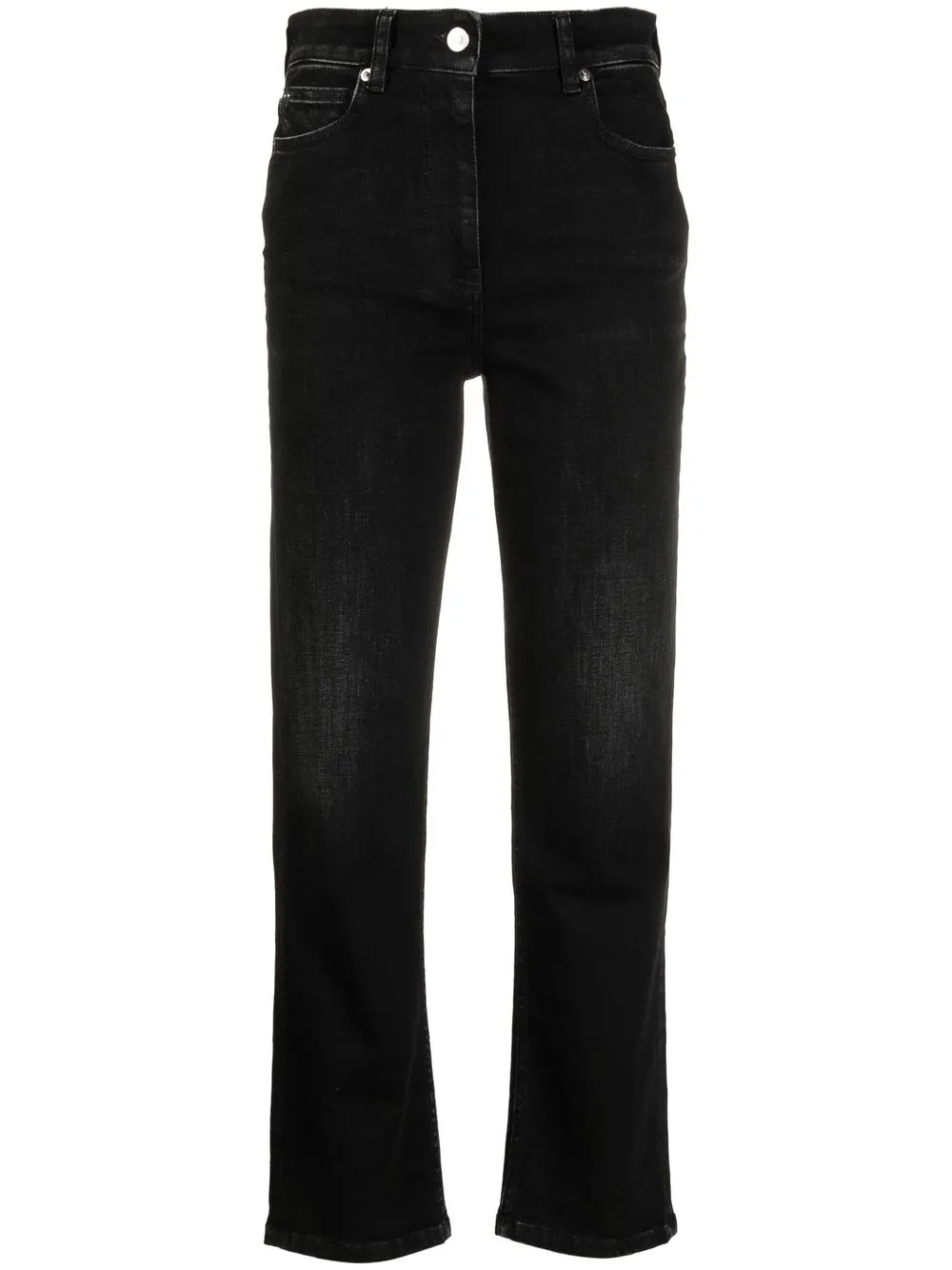 

IRO cropped straight-leg jeans - Black