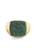 Nialaya Jewelry jade signet ring - Gold