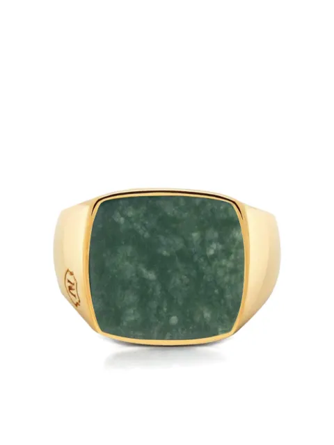 Nialaya Jewelry jade signet ring