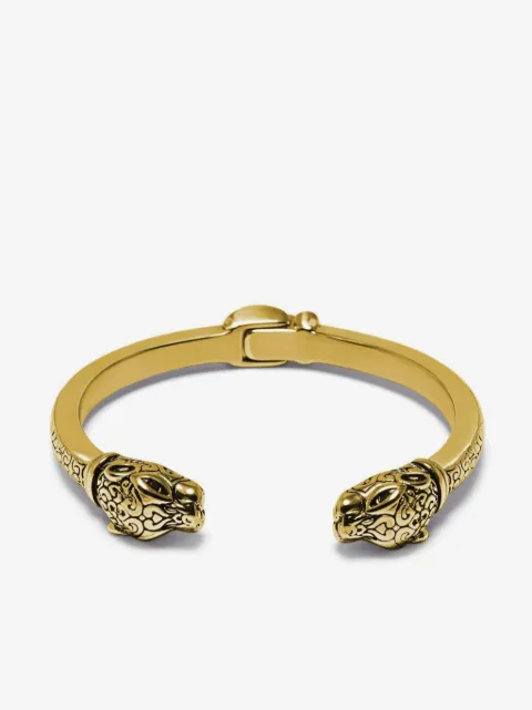 Nialaya Jewelry panther hinged bangle