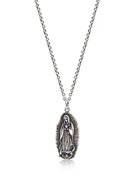 Nialaya Jewelry Our Lady of Guadalupe pendant necklace
