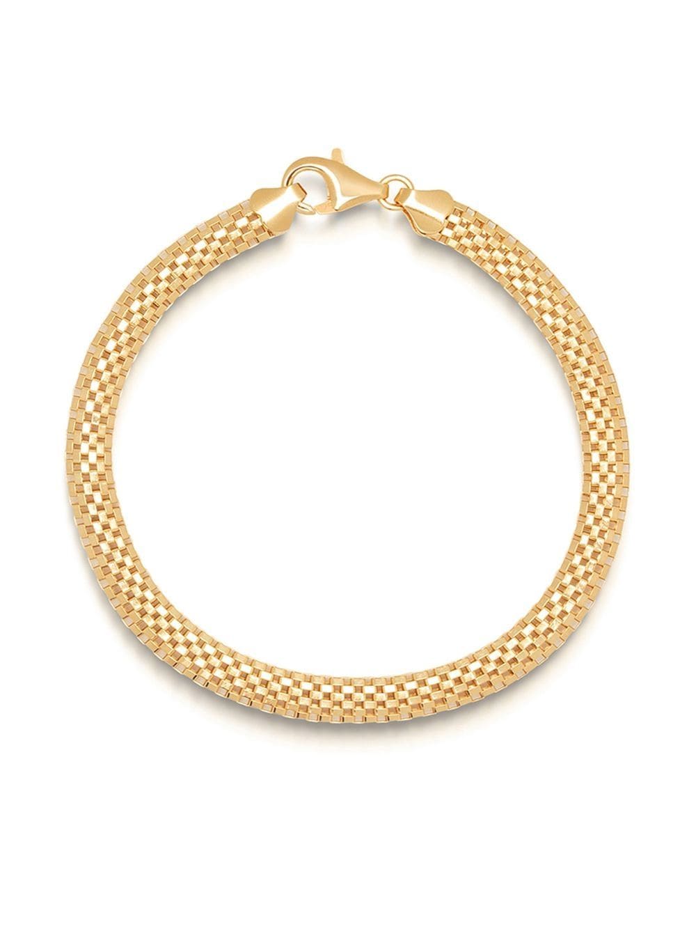 Nialaya Jewelry Woven Chain Bracelet In Gold