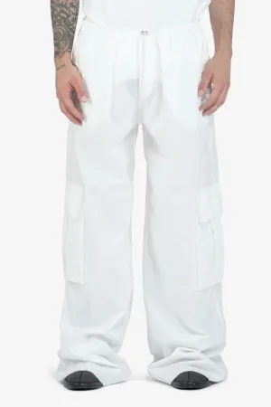 Wide-Leg Cotton Trousers