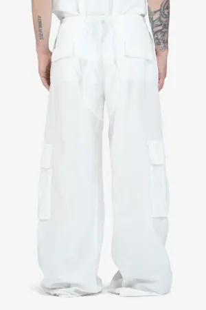Wide-Leg Cotton Trousers