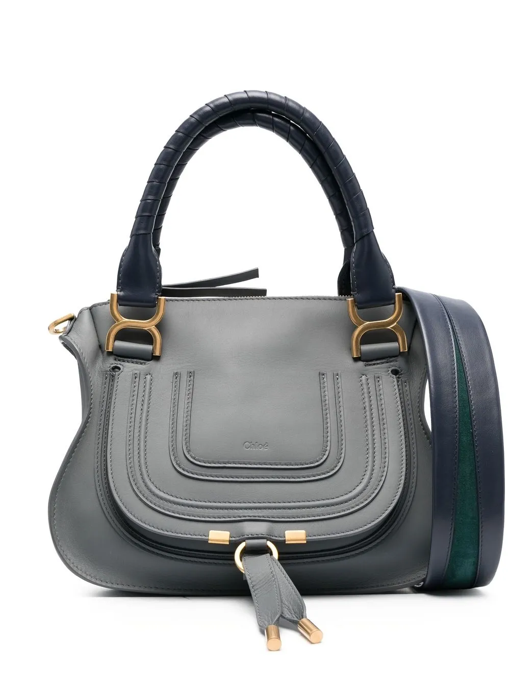 

Chloé leather tote bag - Grey